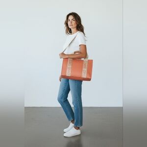 Cavalli Class Orange Tote Bag (2)